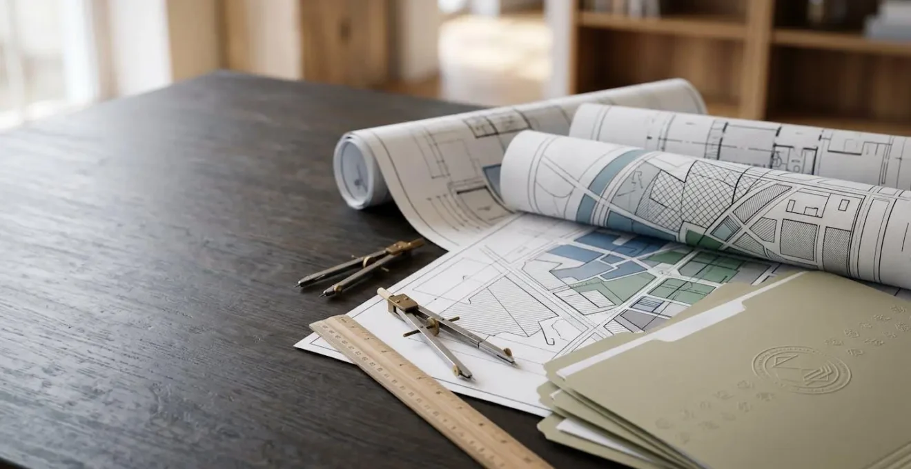 Consultation de documents d'urbanisme et de plans de construction dans un contexte juridique